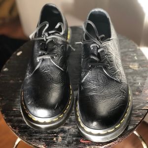 Dr. Marten's Embossed Floral Oxfords